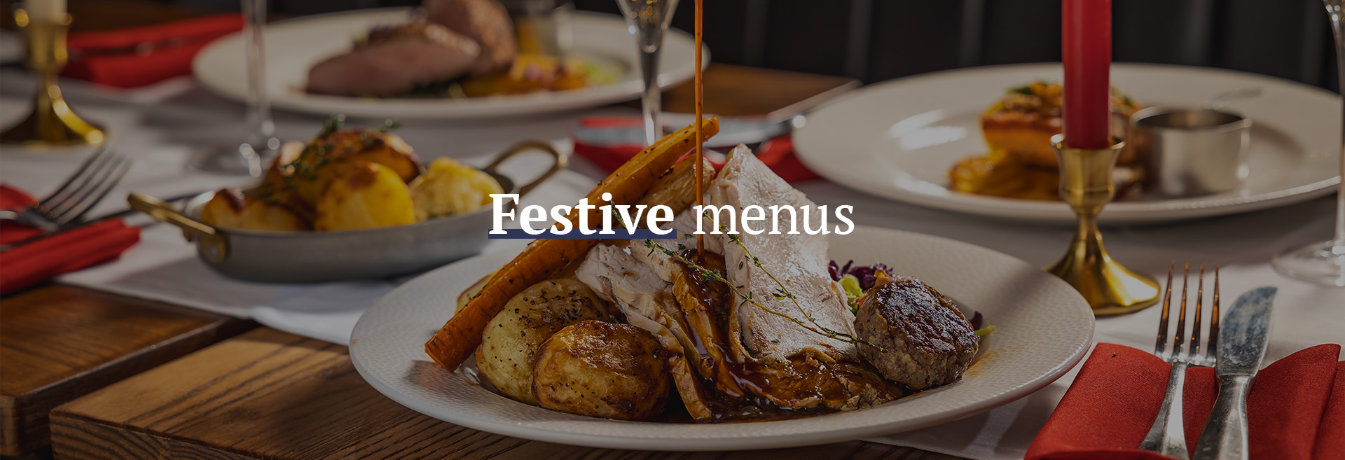 Christmas menu at The Hope & Bear